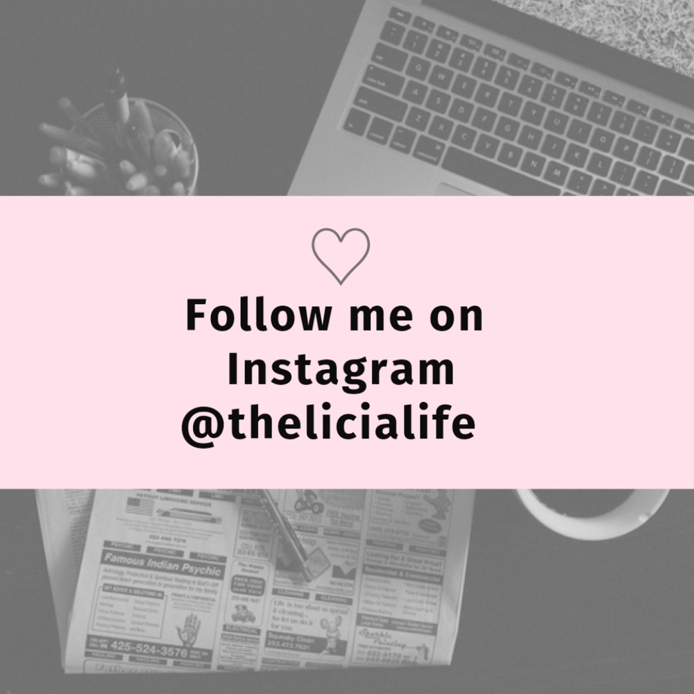 Follow me on Instagram 😊